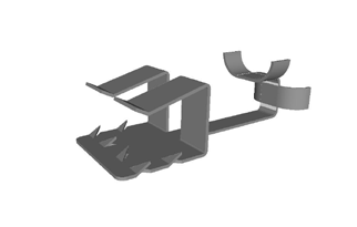 GripClip 875 aluminum heat cable roof clip