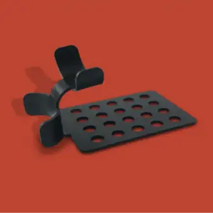 Black Nail on Heat Tape Clip