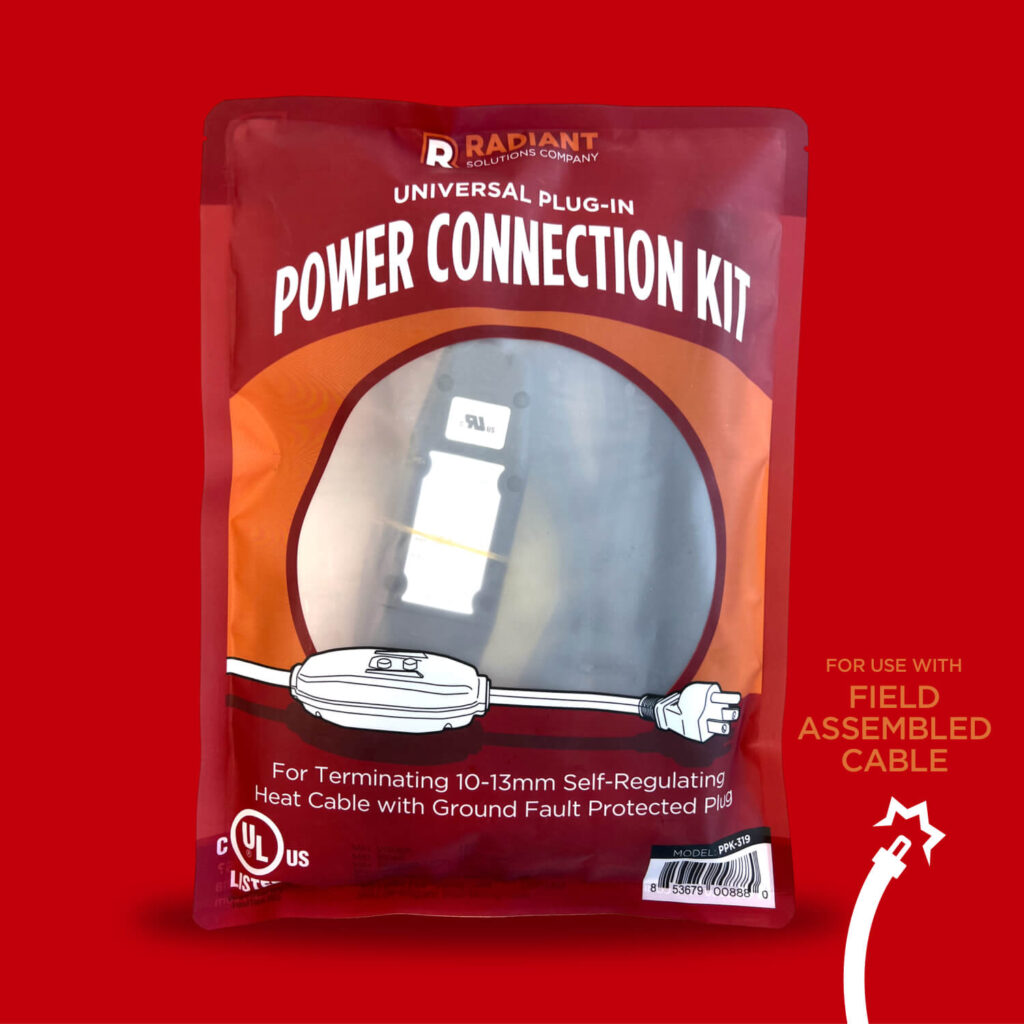 Heat Tape Plugin Connection Kit Radiant Solutions Company