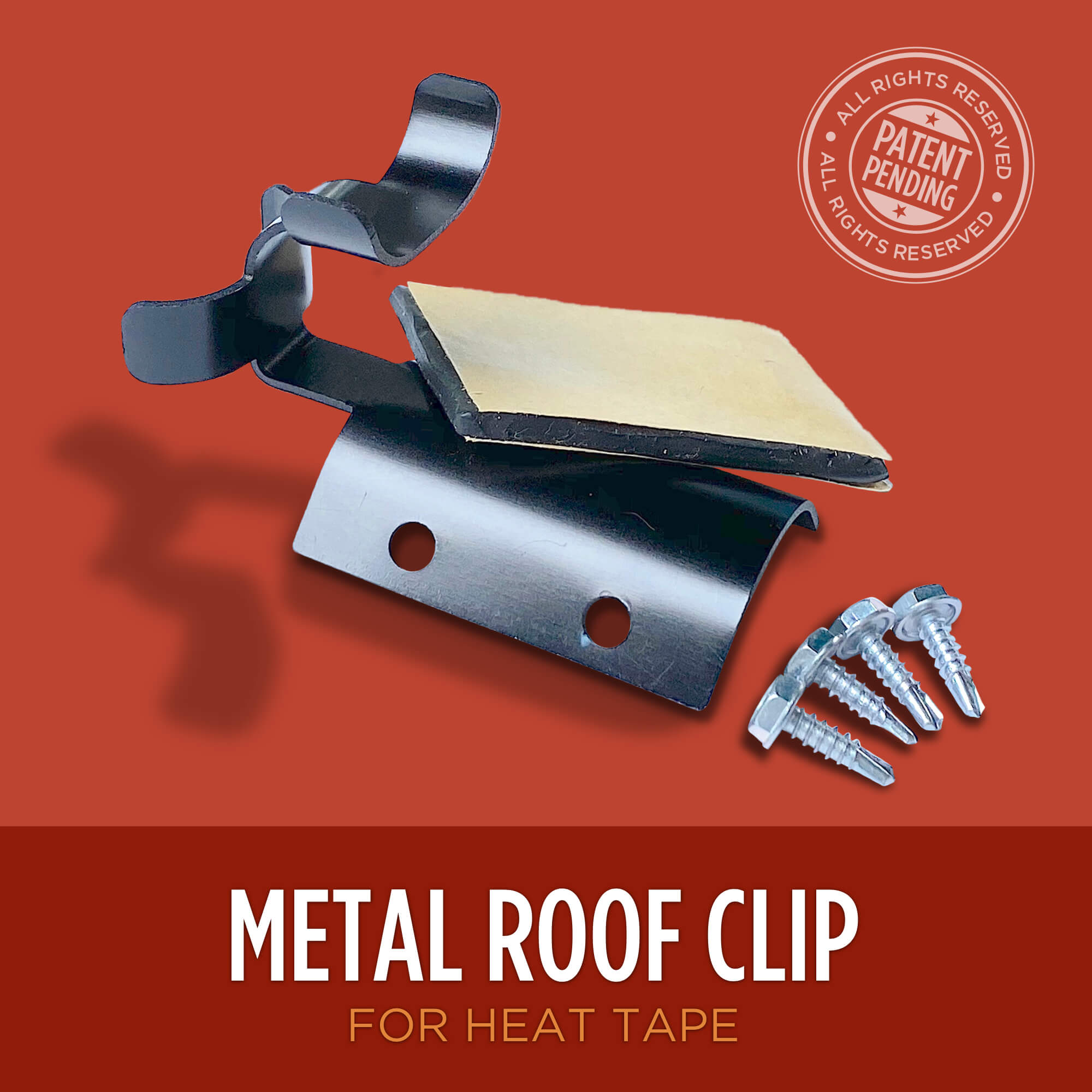Metal Roof Clips for Heat Tape – Heat Tape by Radiant Solutions