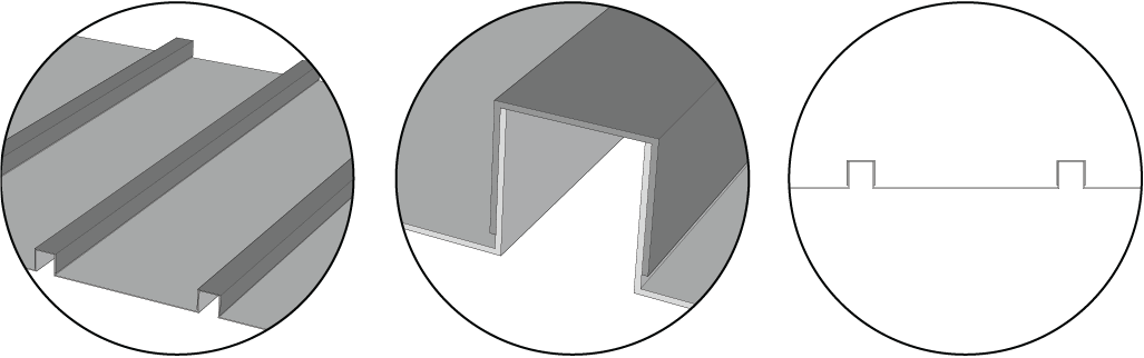 Batten Seam Metal Roof Heat Tape