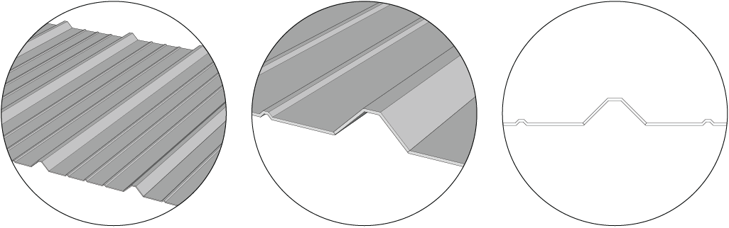 heat tape for R-panel Metal Roofs