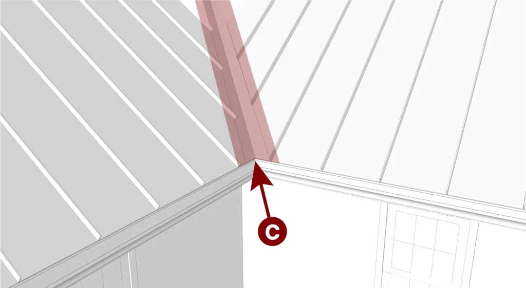 Heat Tape in Standing Seam Roof Valleys