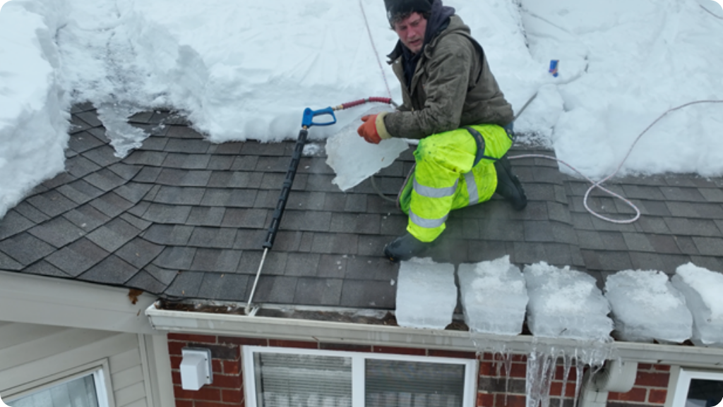 Ethical Ice Dam Removal Process