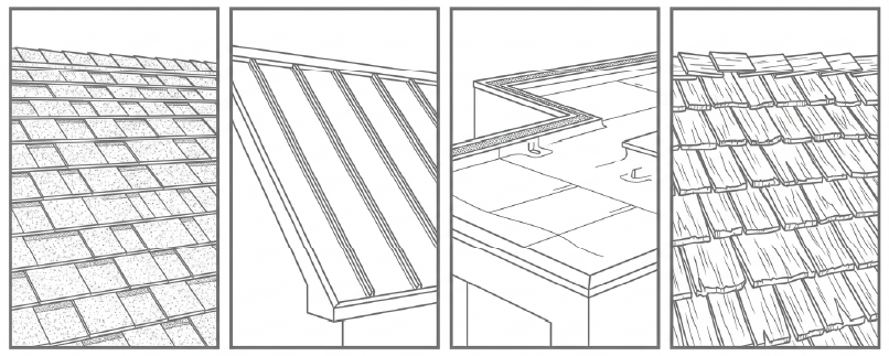 heat tape for different roof types