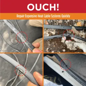 Repair Heat Tape Damaged Cable